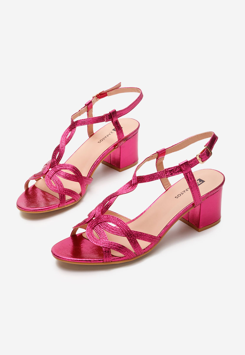Siltia fuxia vastag sarkú szandál 