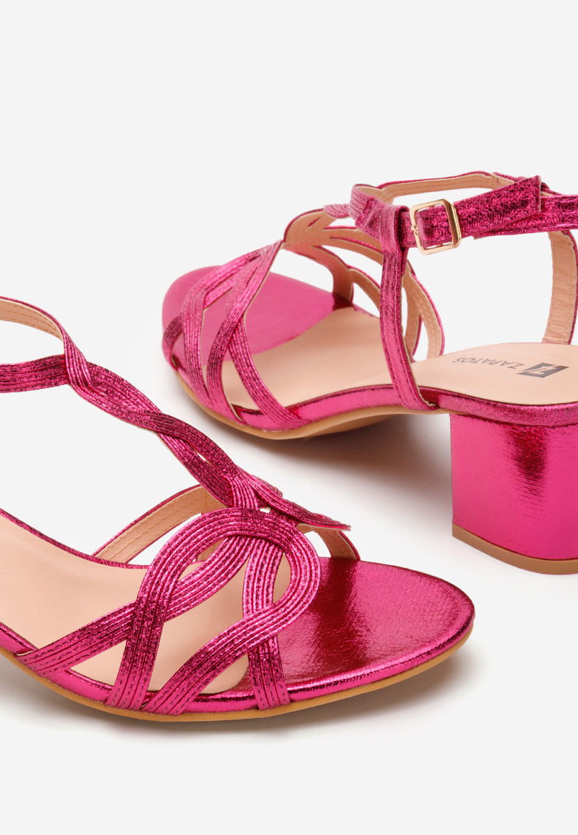 Siltia fuxia vastag sarkú szandál 