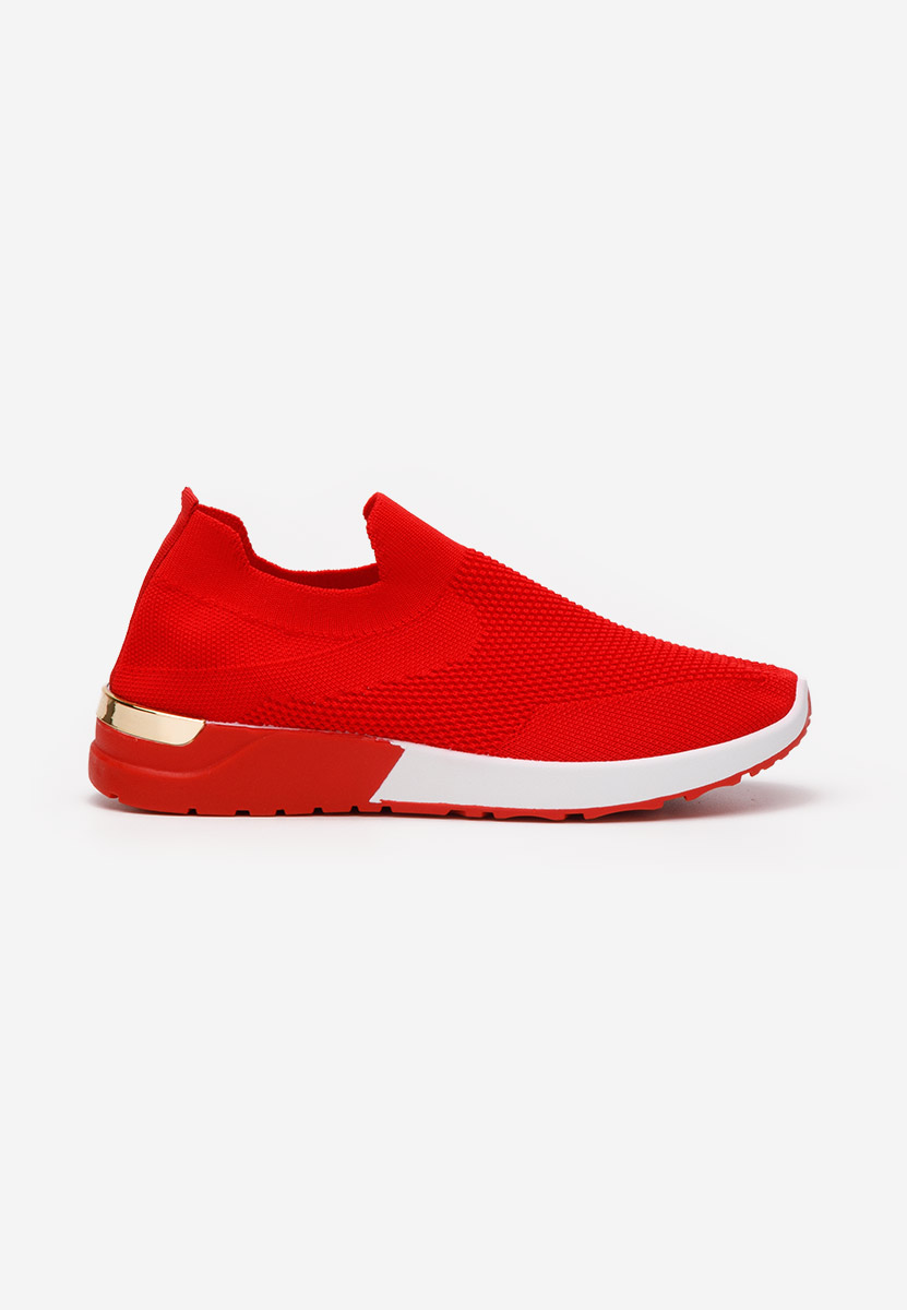 Slip-on aderine piros női tornacipő