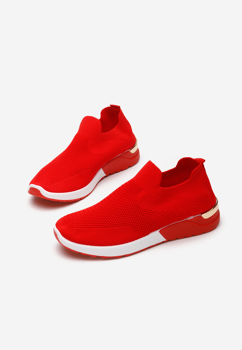 Slip-on aderine piros női tornacipő