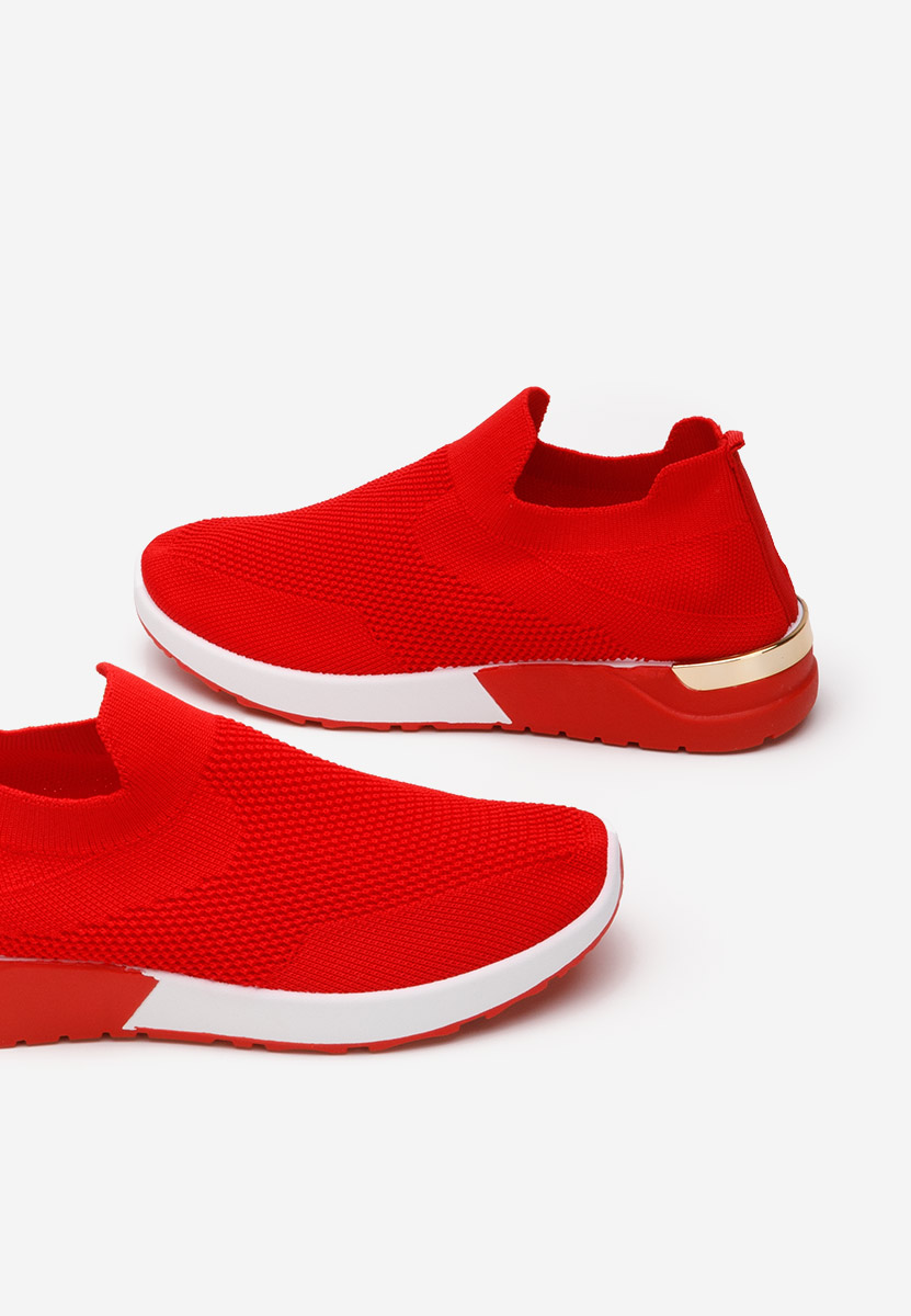 Slip-on aderine piros női tornacipő