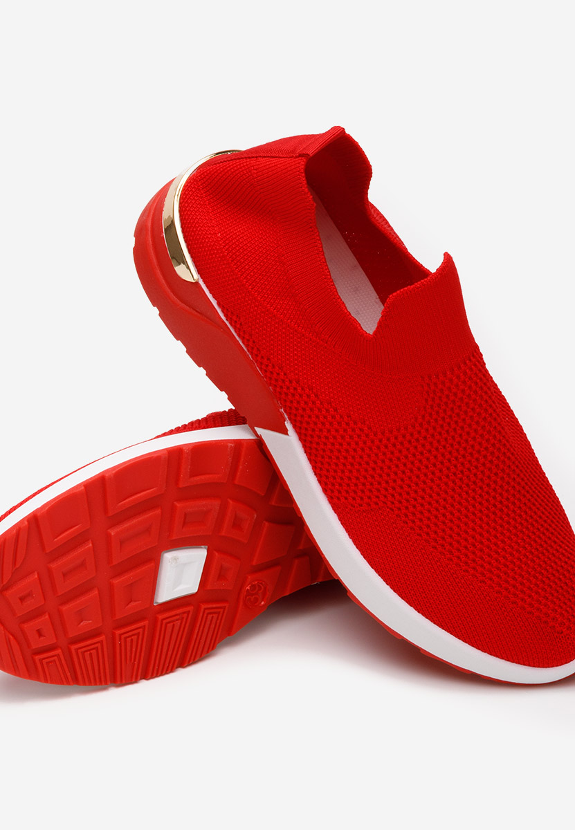 Slip-on aderine piros női tornacipő