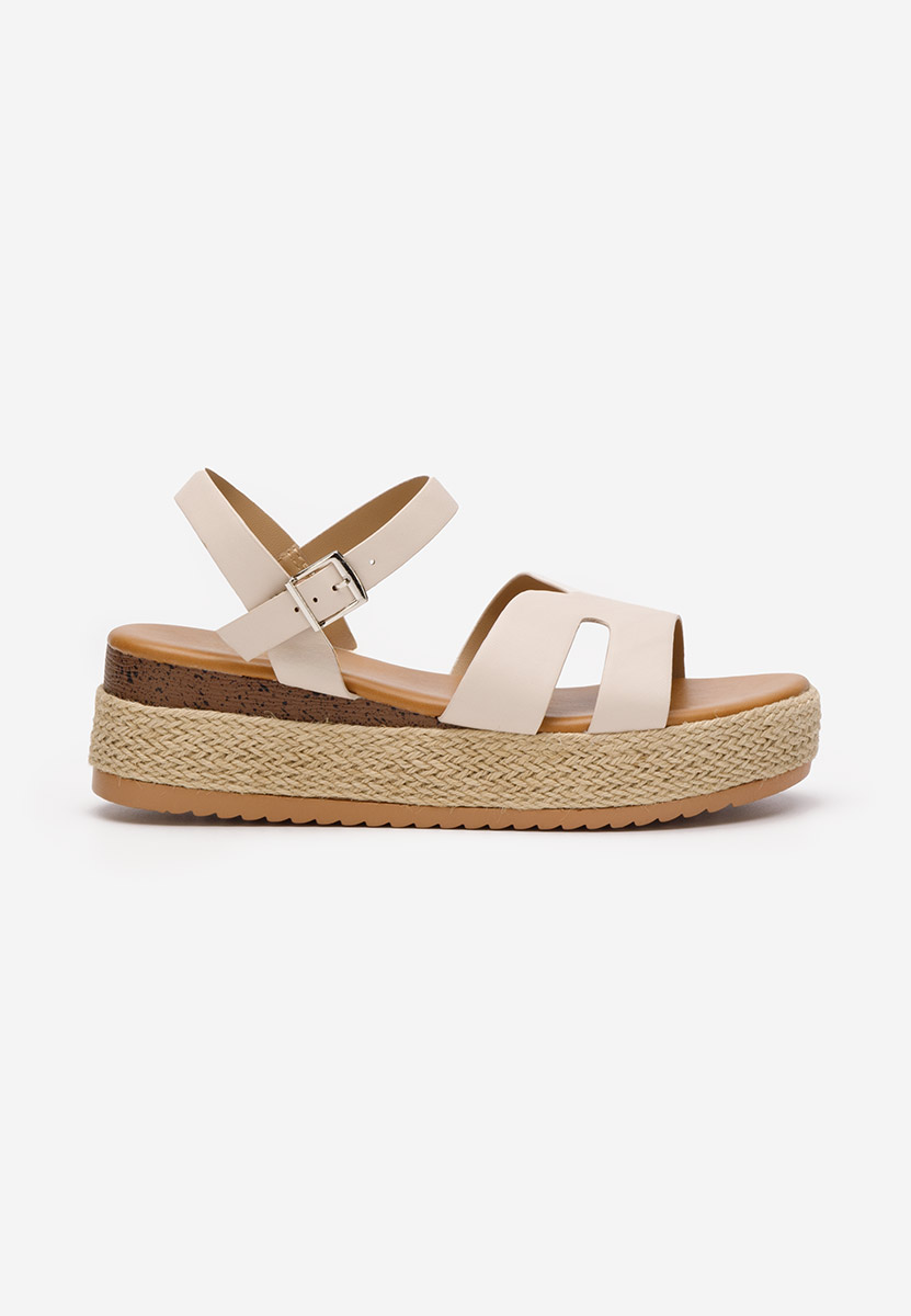 Rumia bézs espadrilles szandál