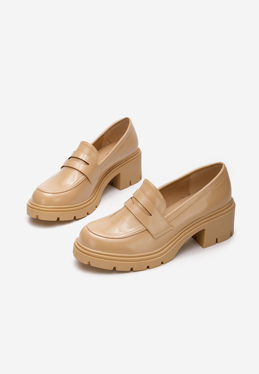 Naera v3 bézs női loafer cipő