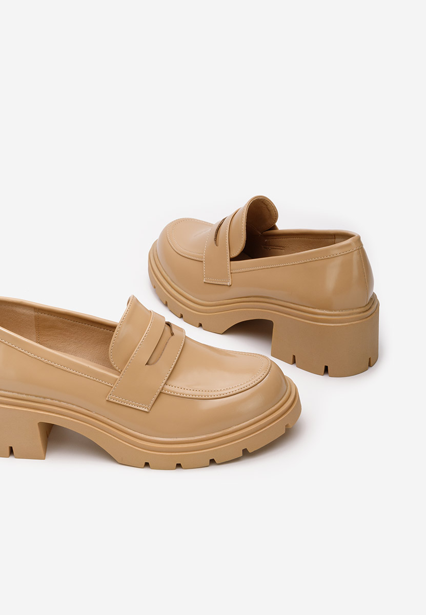 Naera v3 bézs női loafer cipő