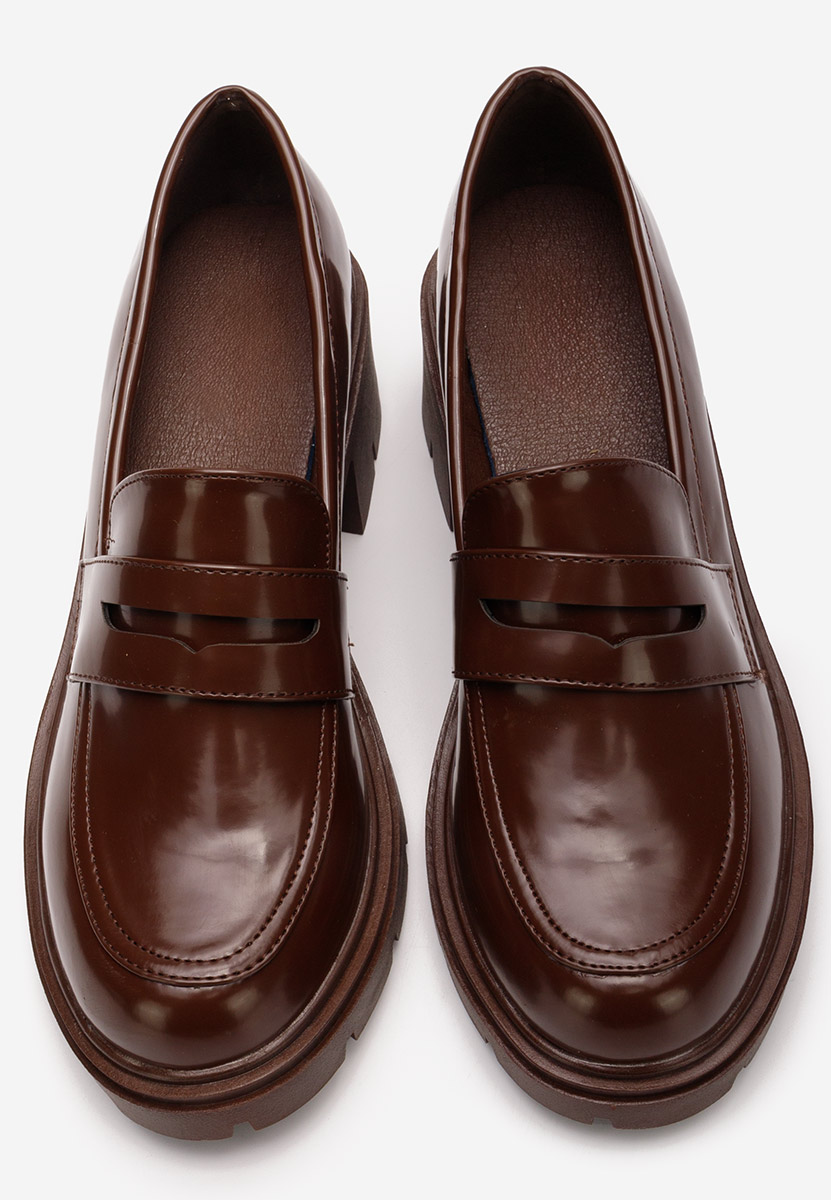 Naera v3 barna női loafer cipő