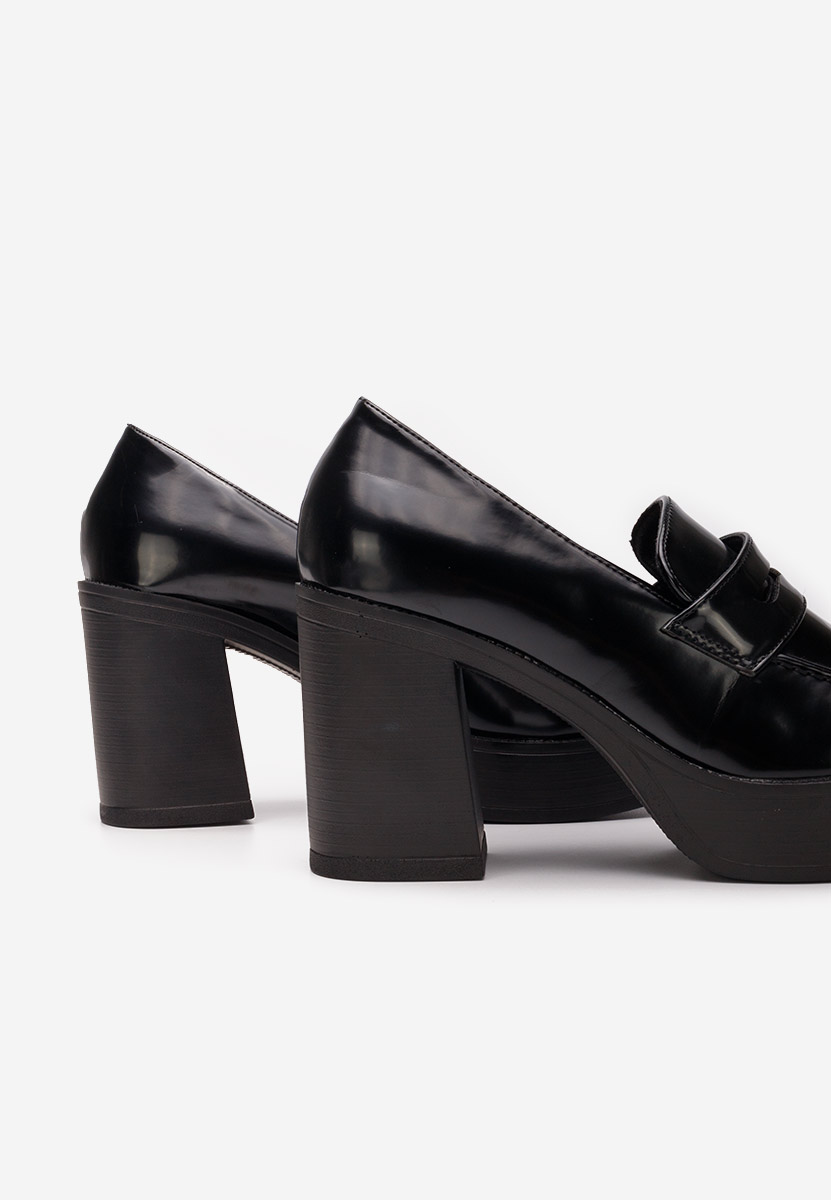 Meilani fekete női loafer cipő