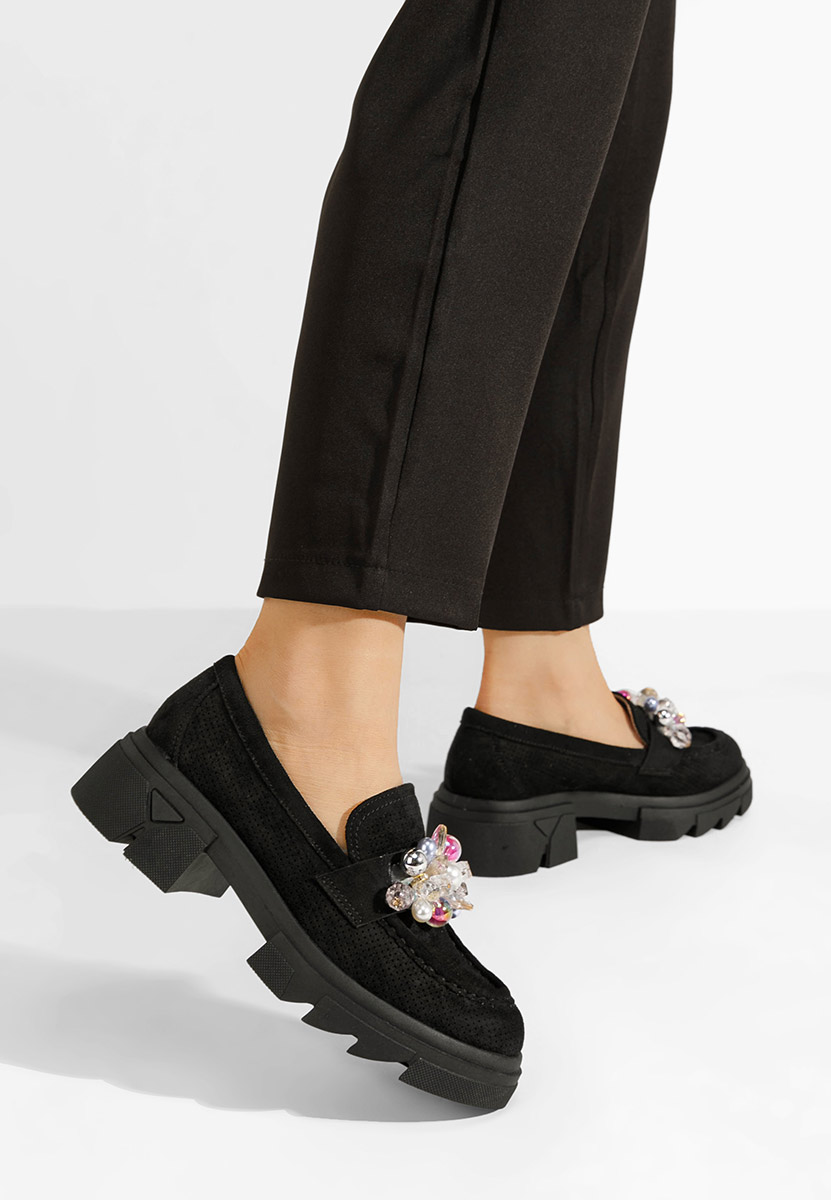 Glorinda v2 fekete női loafer