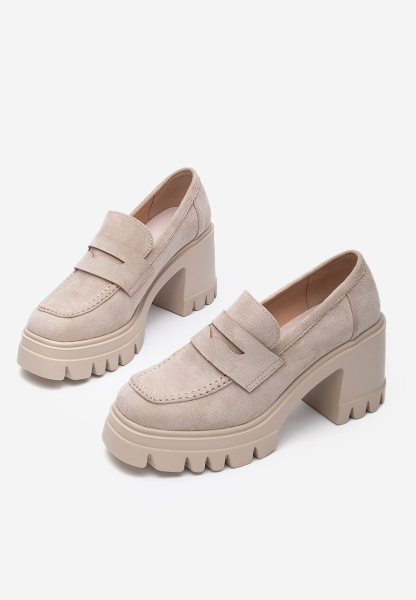 Neeja bézs női loafer cipő