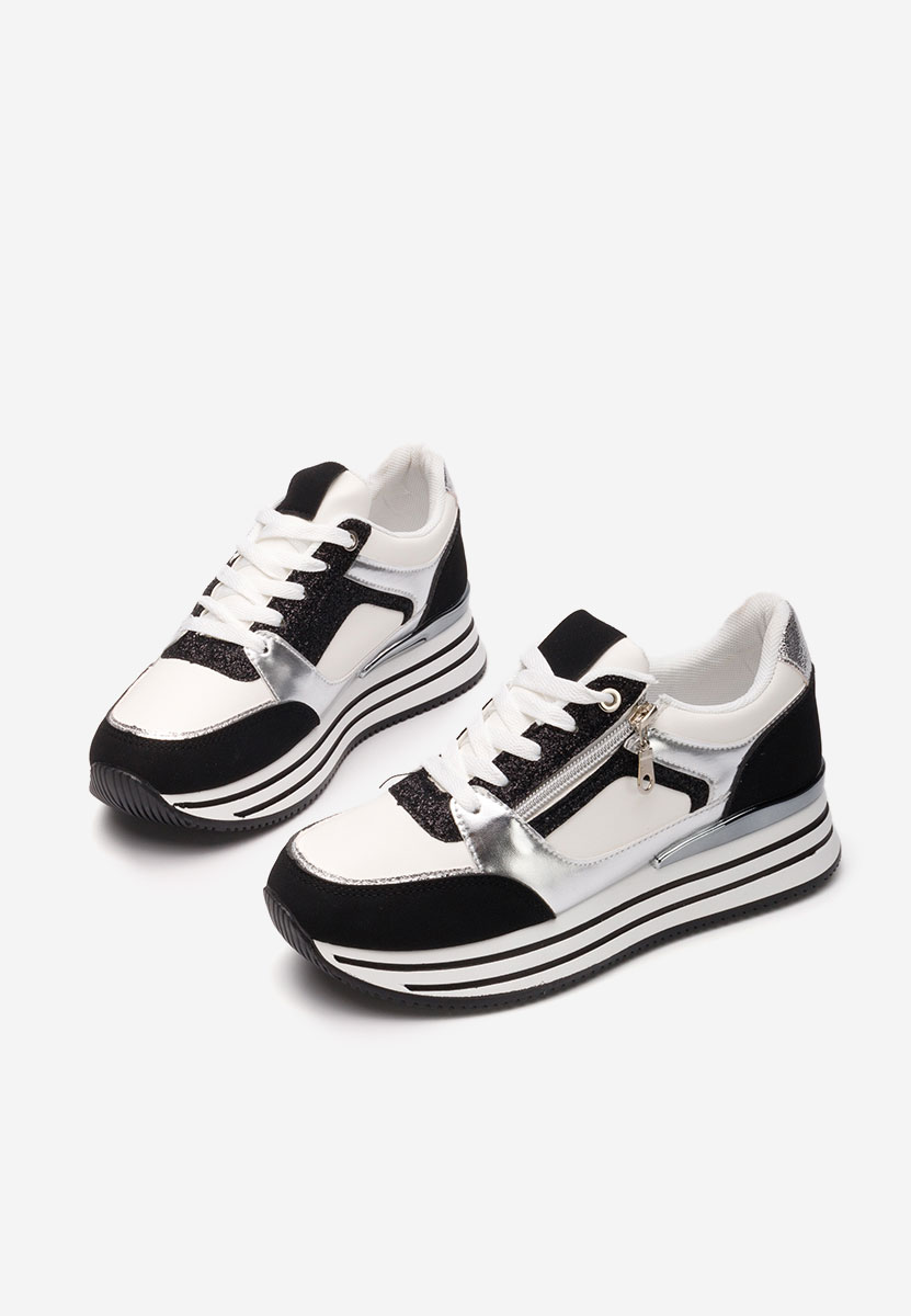 Nellia fekete telitalpú platform sneaker