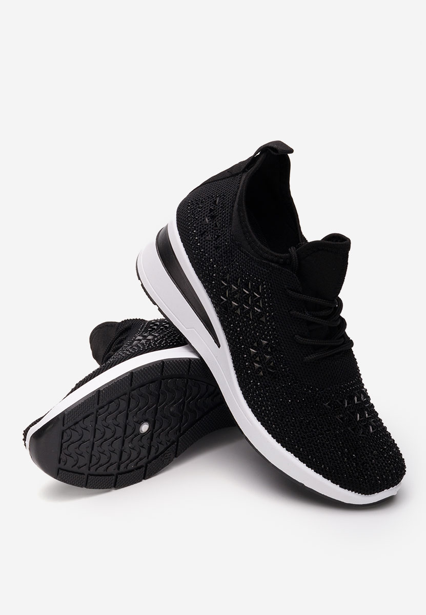 Keeley v2 fekete platform sneaker cipő 