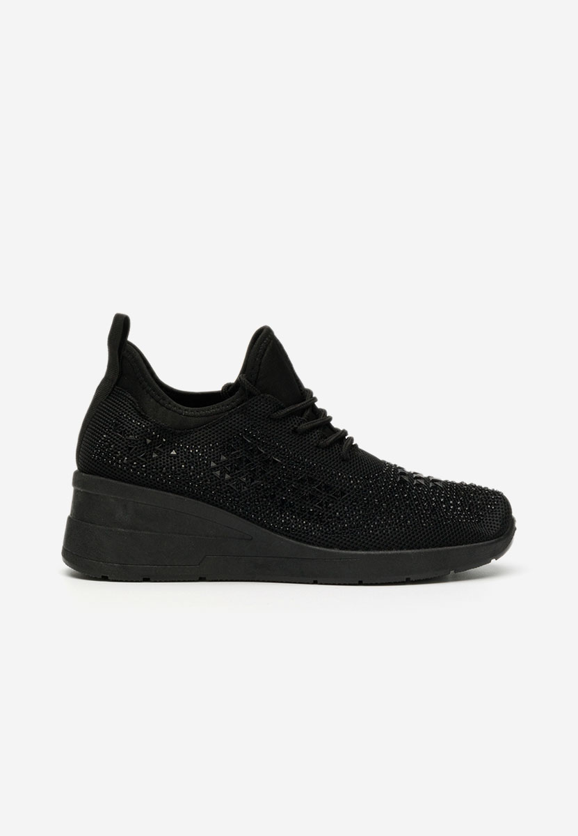 Keeley fekete platform sneaker cipő 
