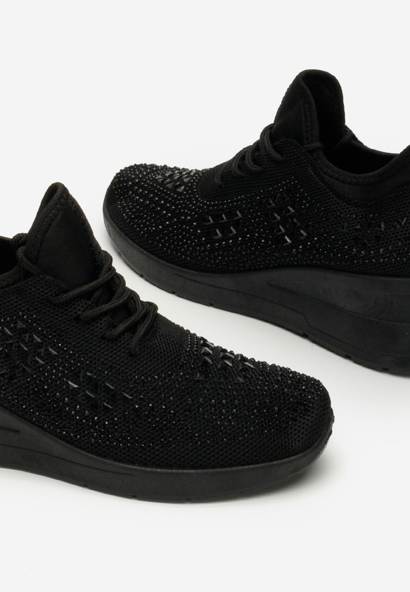 Keeley fekete platform sneaker cipő 