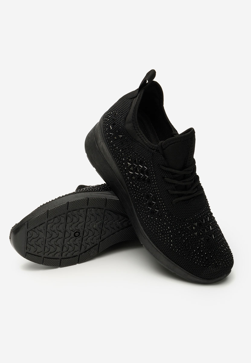 Keeley fekete platform sneaker cipő 