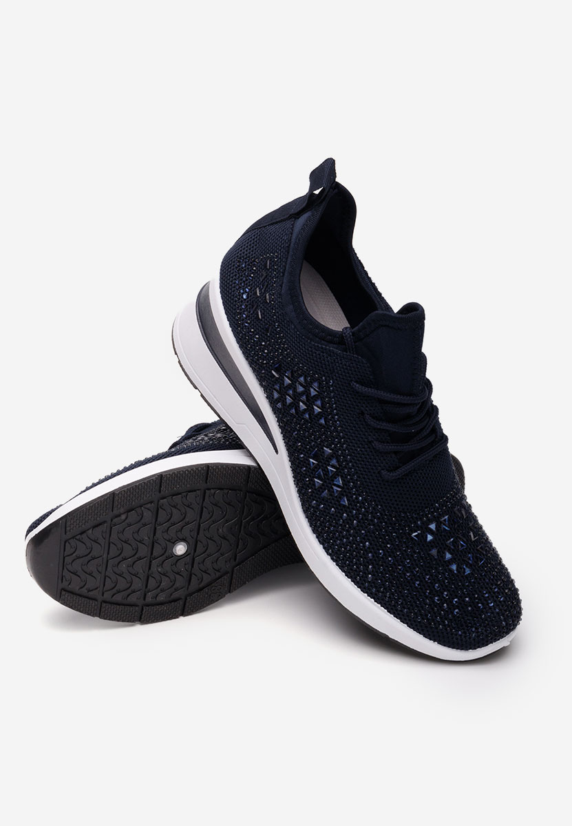 Keeley tengerészkék platform sneaker cipő 