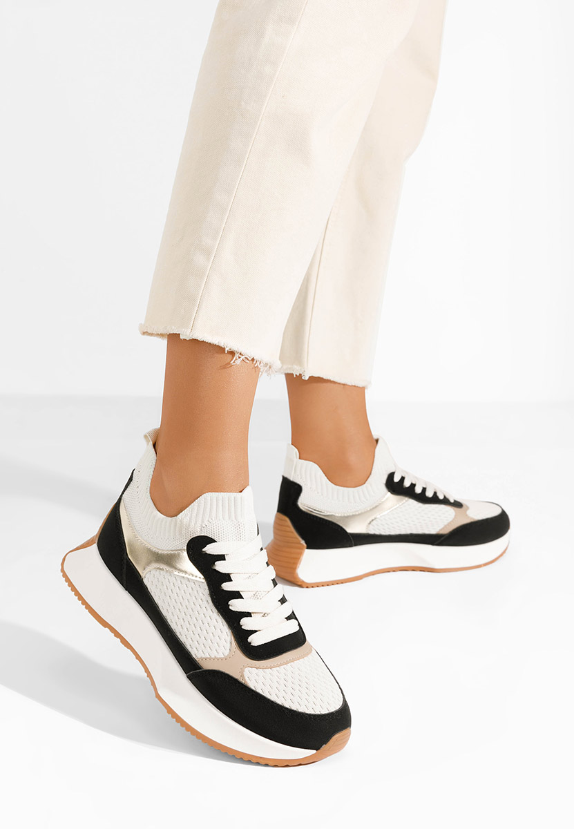 Xaria fekete telitalpú platform sneaker