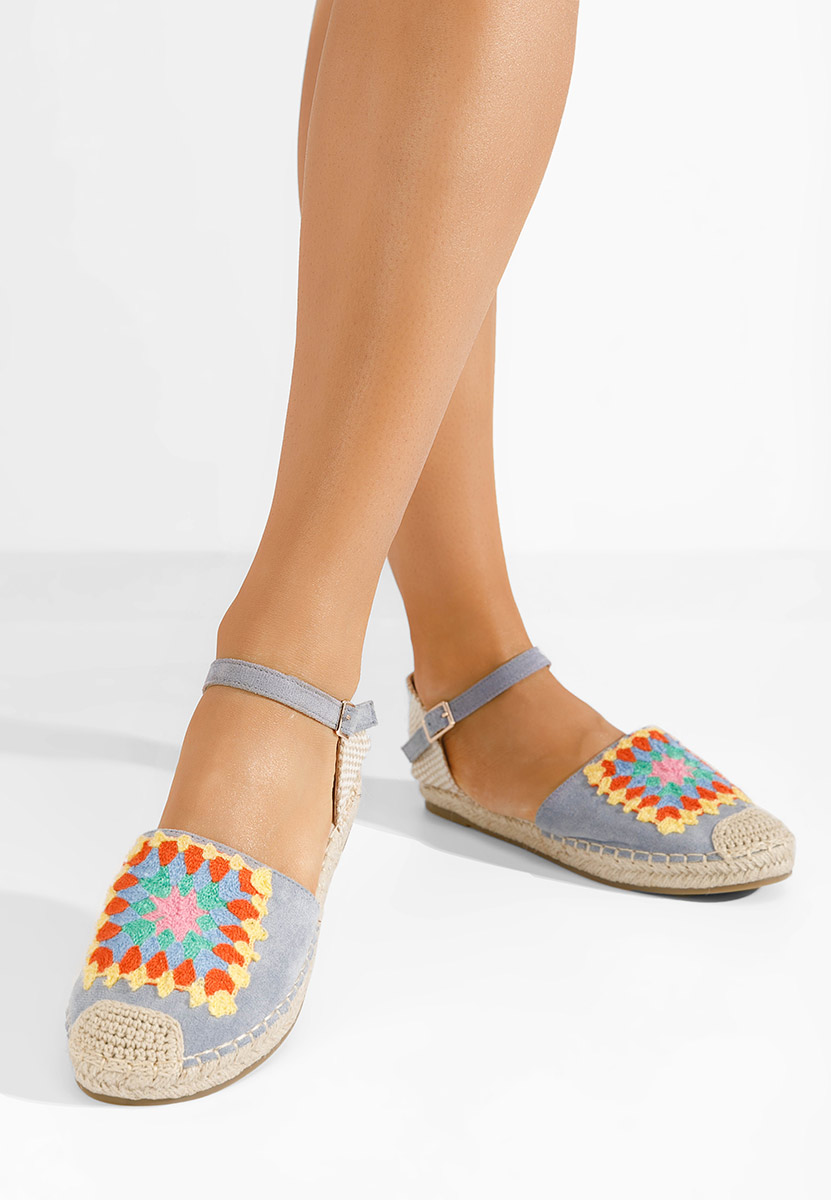 Graciella tengerészkék női espadrilles