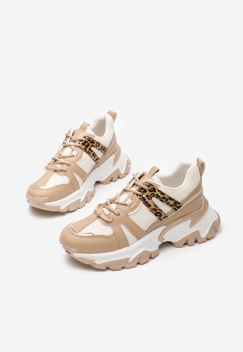 Alonna khaki platform tornacipő 