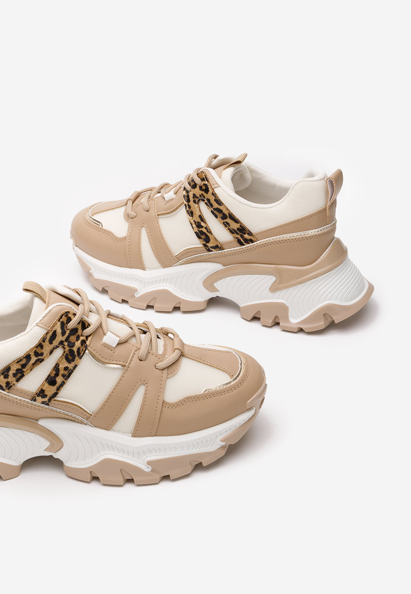 Alonna khaki platform tornacipő 