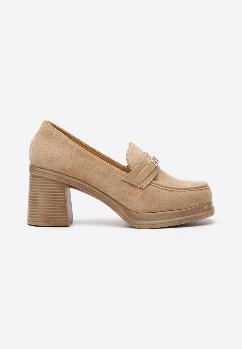 Jonsia v3 khaki női loafer cipő