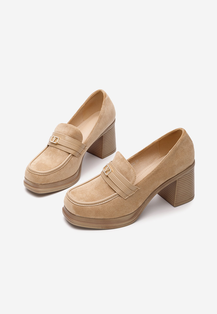 Jonsia v3 khaki női loafer cipő