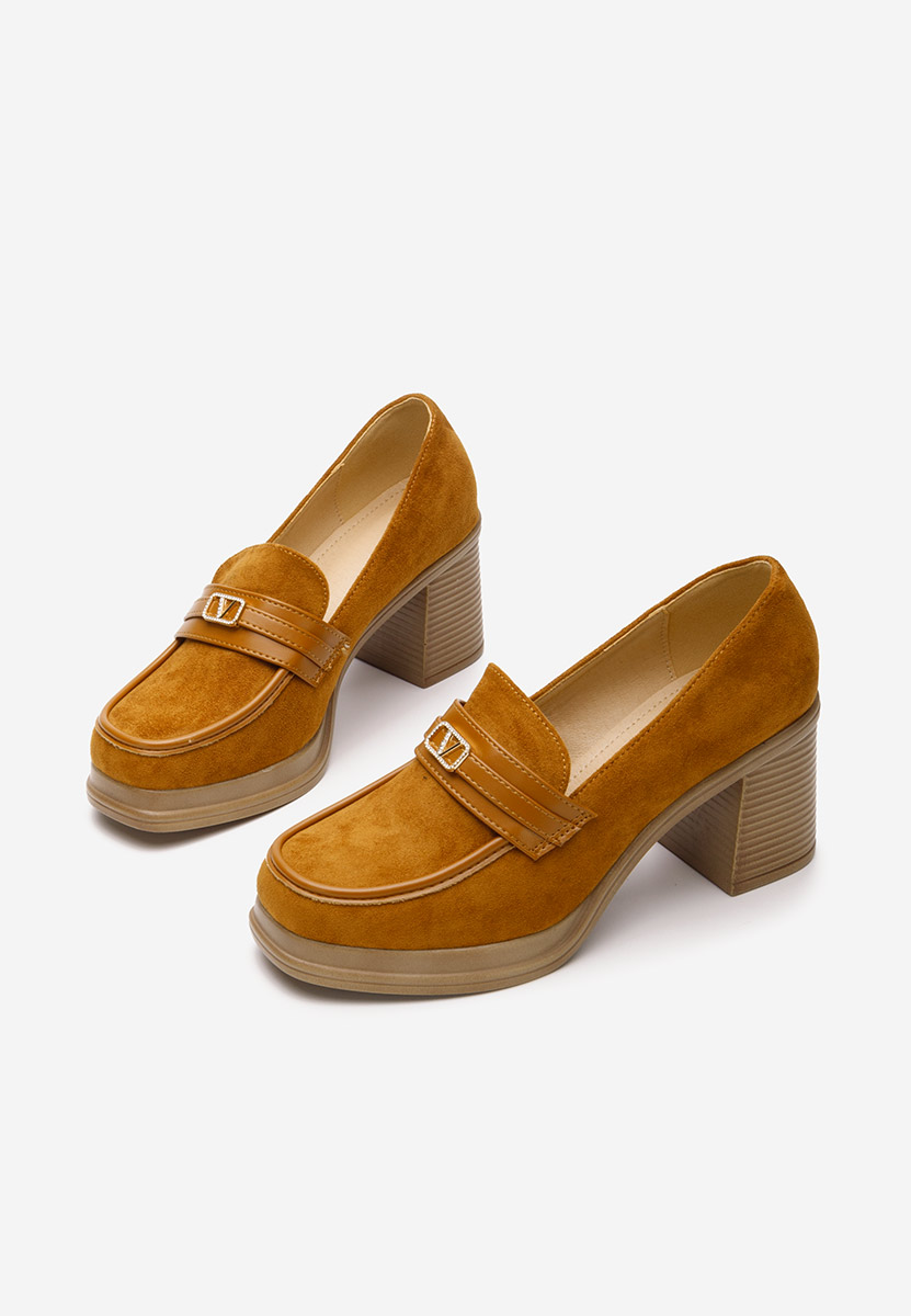 Jonsia v3 camel női loafer cipő