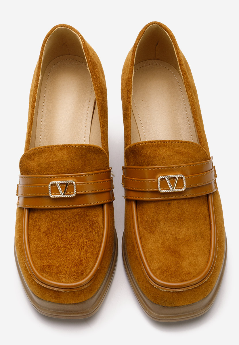 Jonsia v3 camel női loafer cipő