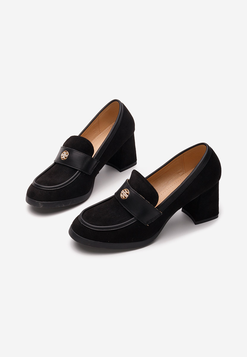 Jonsia v2 fekete női loafer cipő