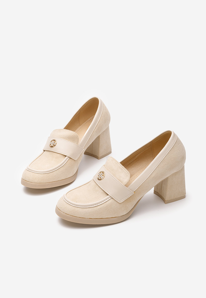 Jonsia v2 bézs női loafer cipő