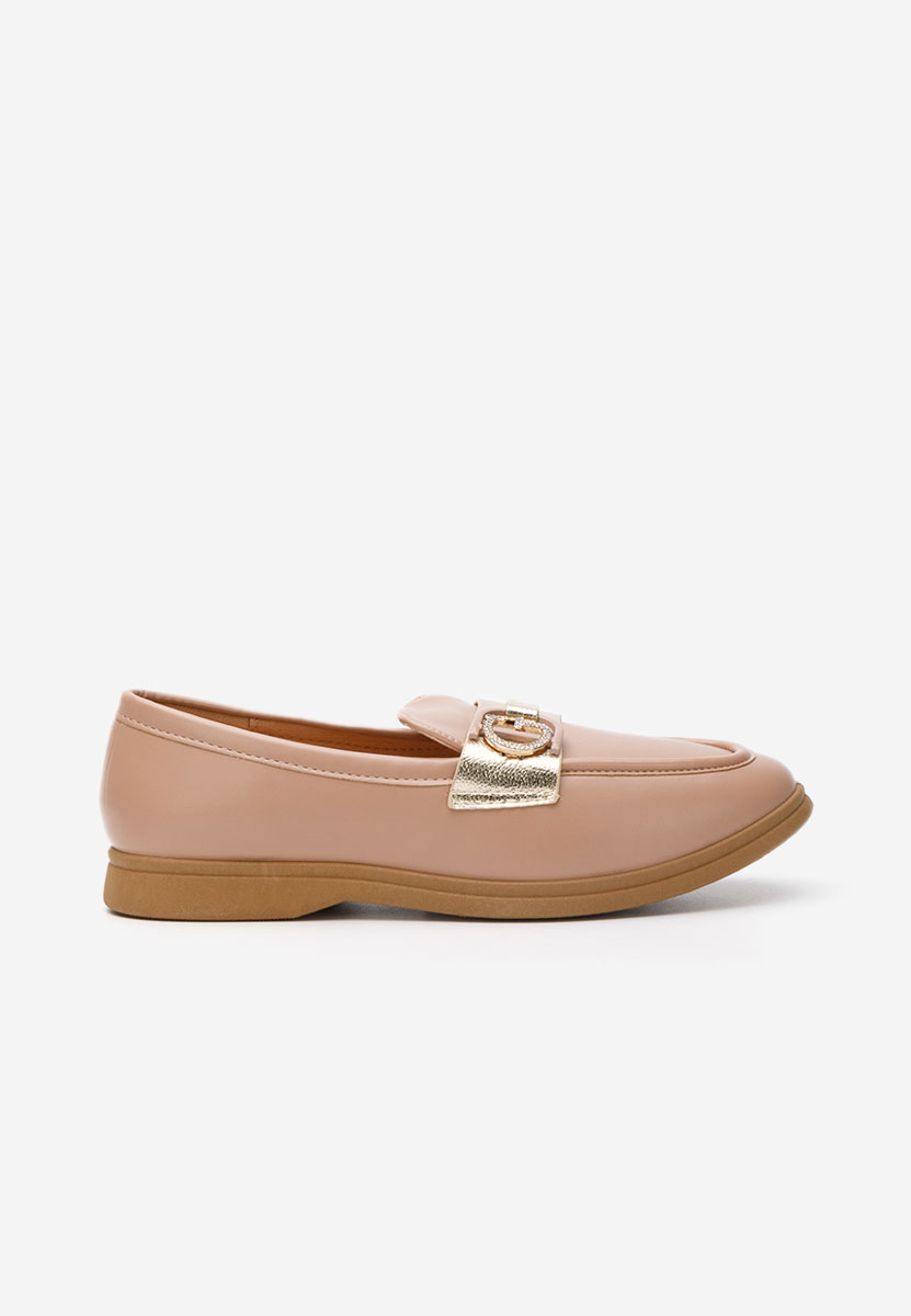 Garina khaki női loafer