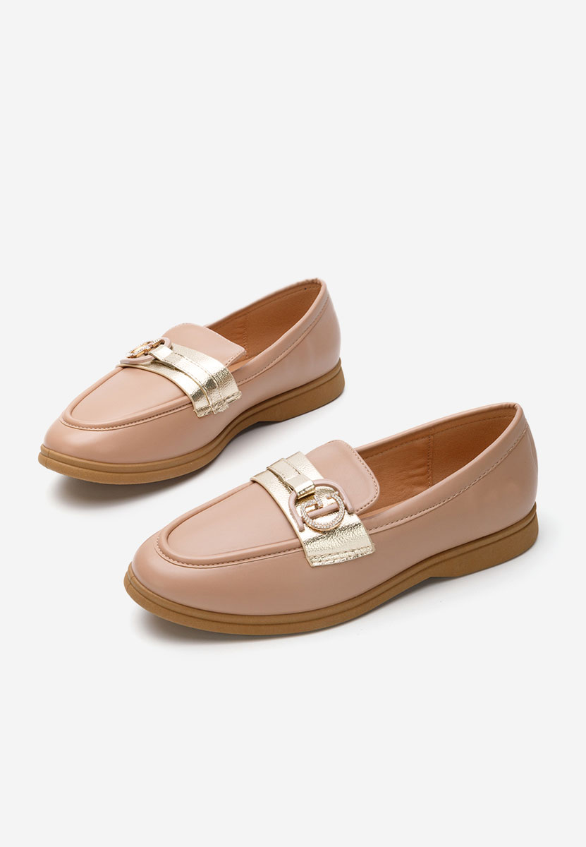 Garina khaki női loafer