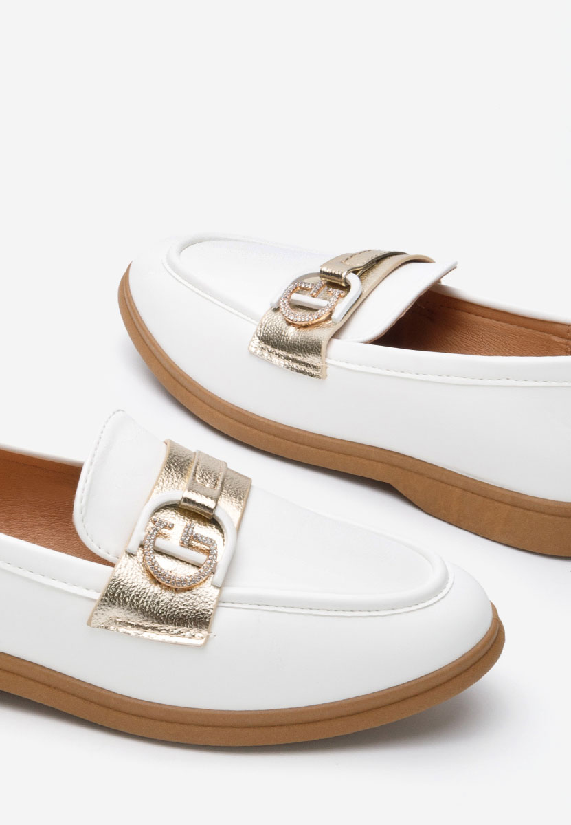 Garina fehér női loafer