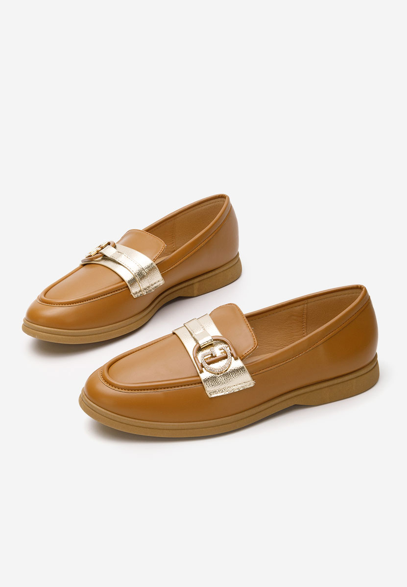 Garina camel női loafer