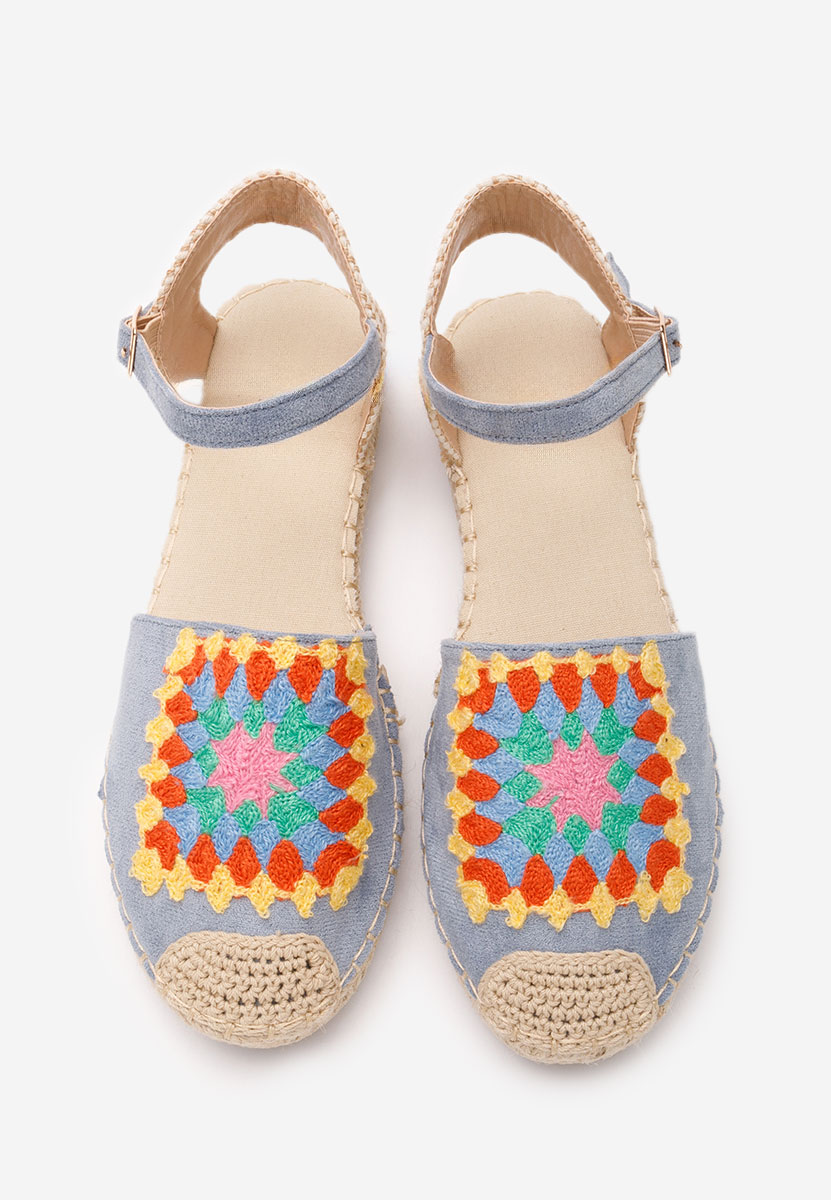 Graciella tengerészkék női espadrilles