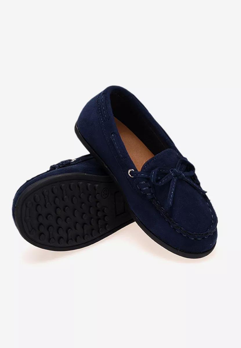 Boat tengerészkék mokaszin fiúknak