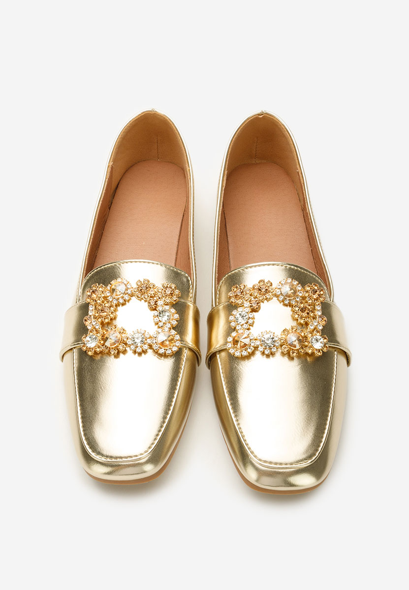 Abena aranyszínü női loafer