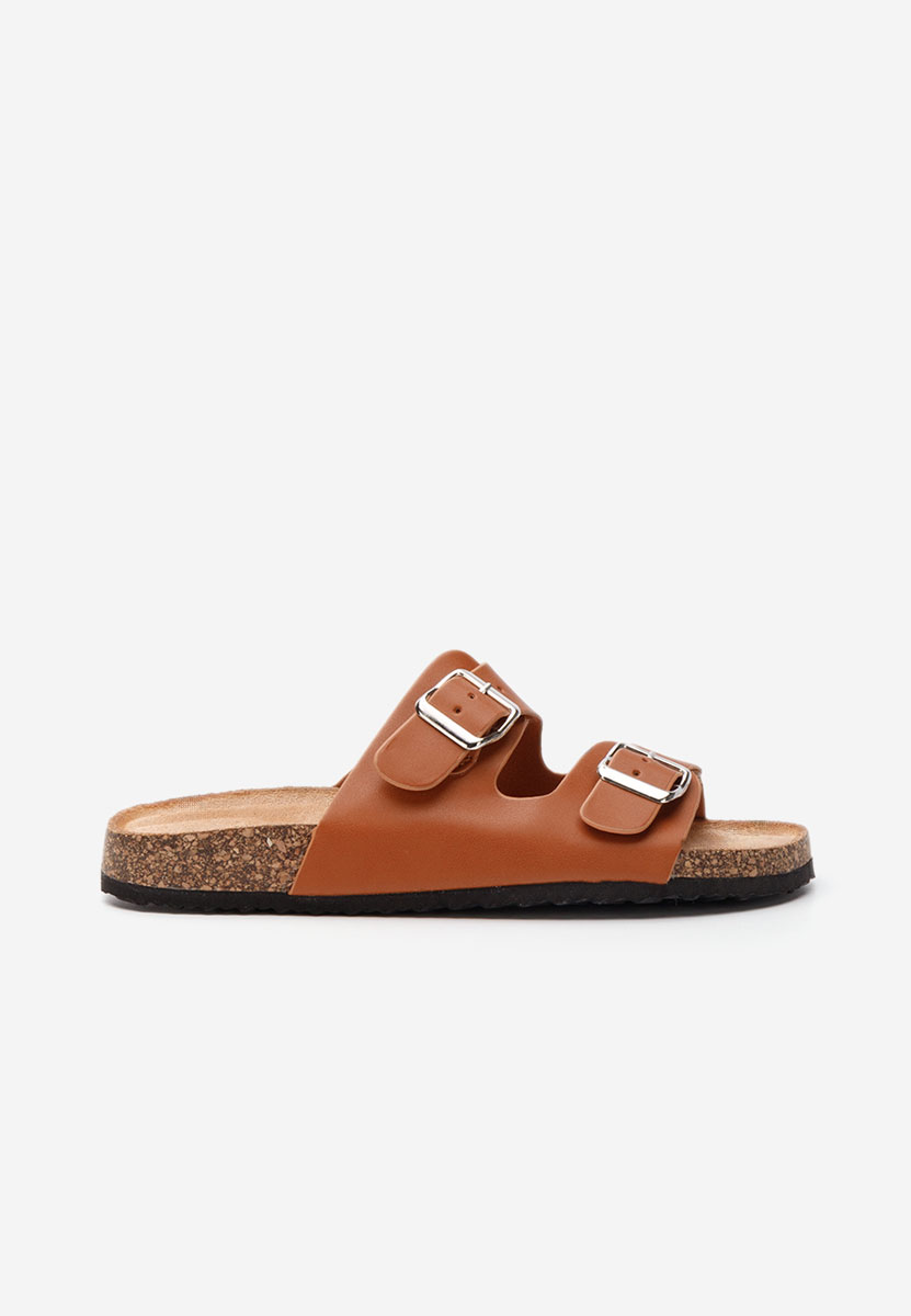 Cu talpa inalta evet v2 camel női papucs