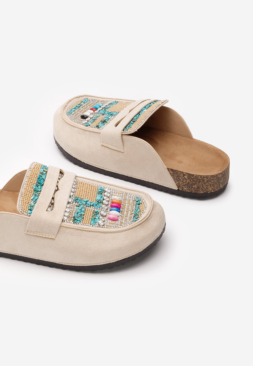 Marlie bézs női papucs