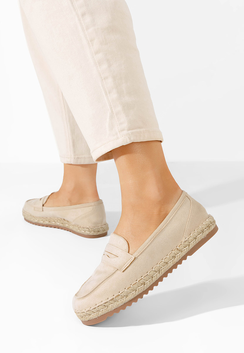 Elanore bézs női mokaszin