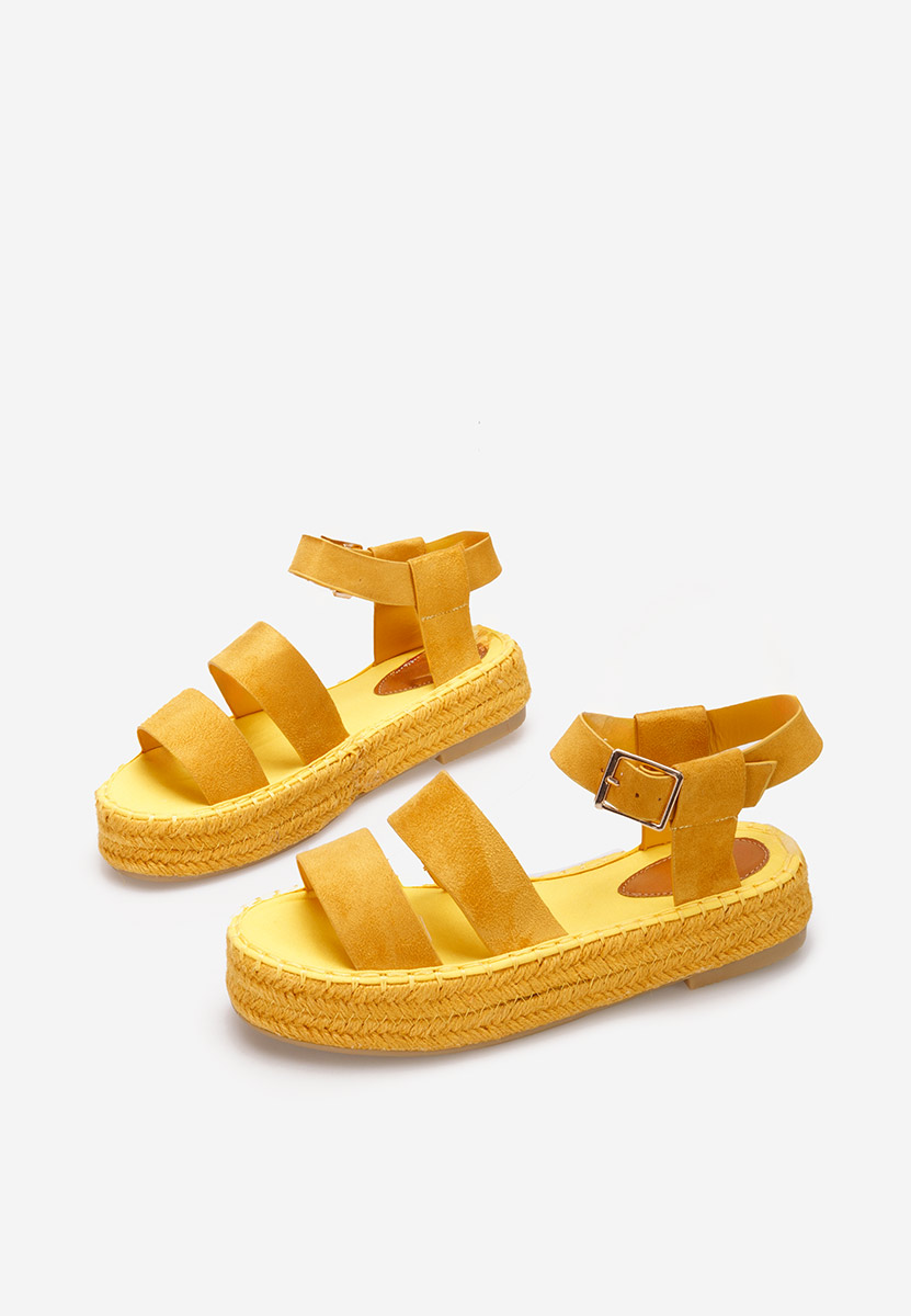 Coraline sárga platform szandál szandál