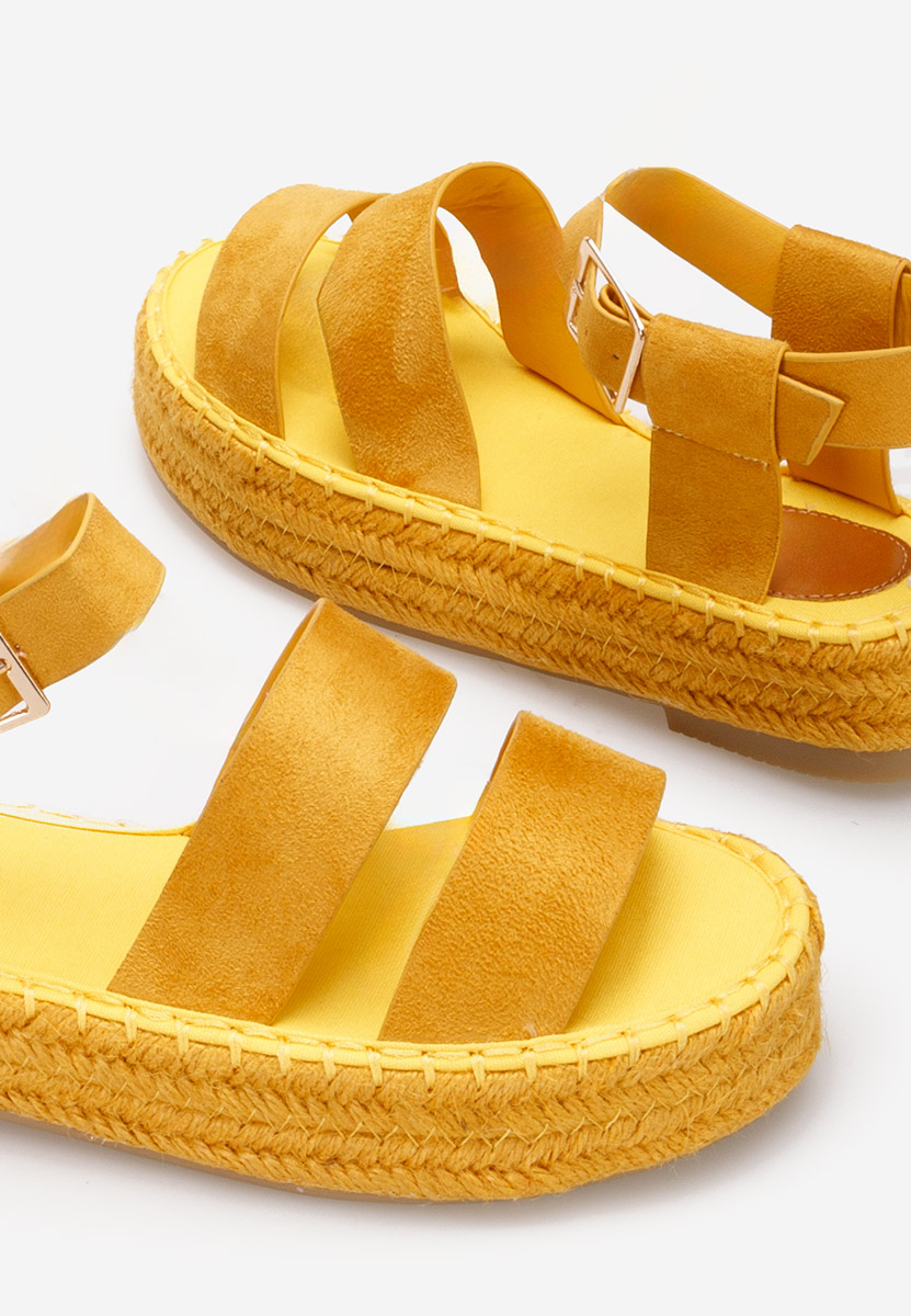 Coraline sárga platform szandál szandál