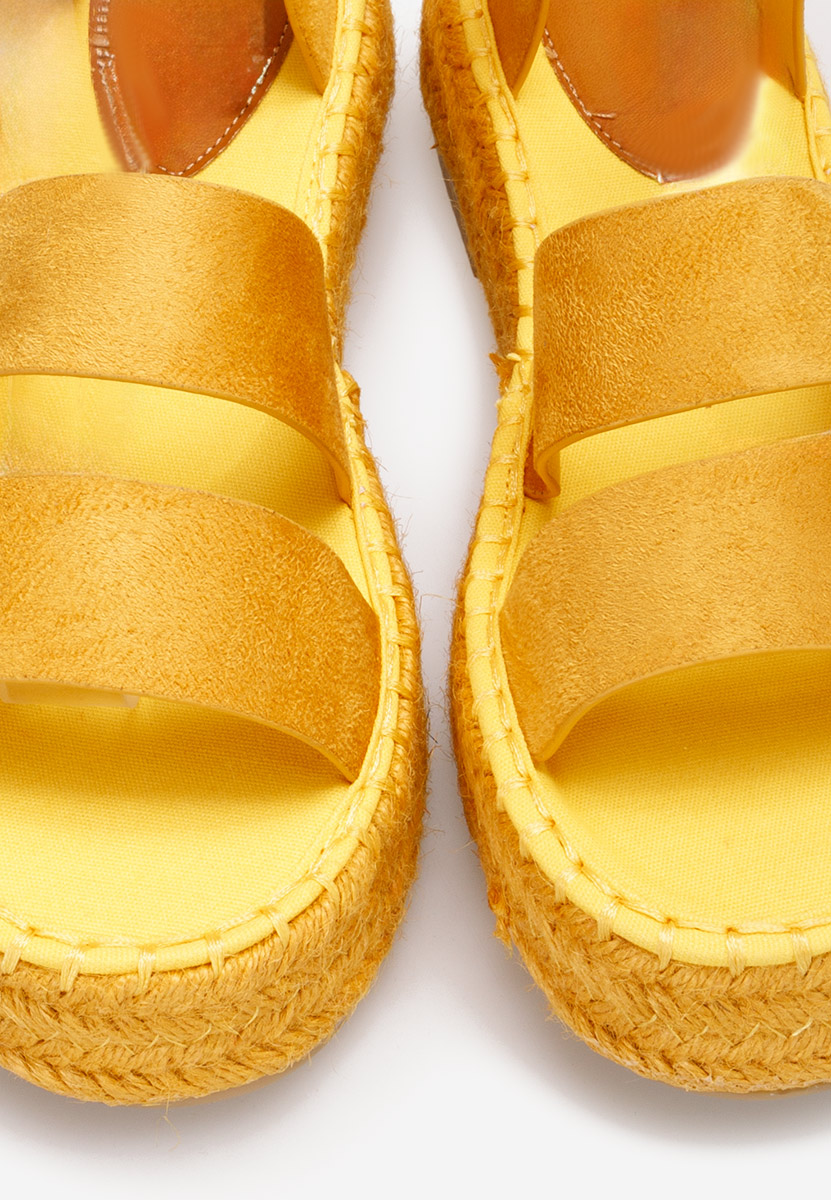 Coraline sárga platform szandál szandál