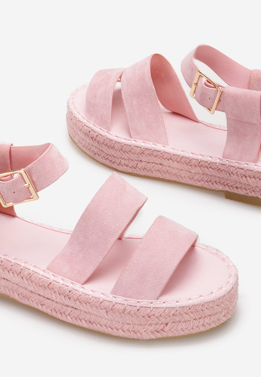 Coraline rózsaszín platform szandál szandál