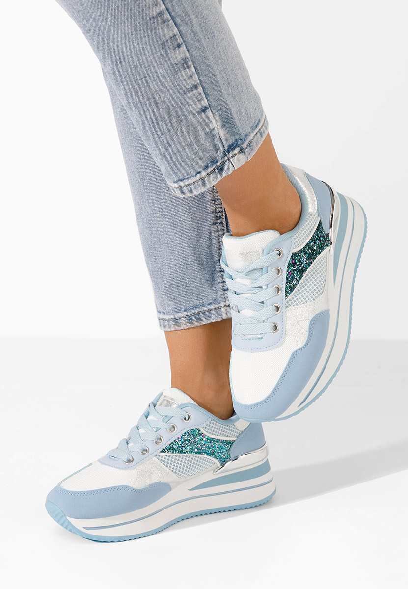 Camora tengerészkék telitalpú platform sneaker