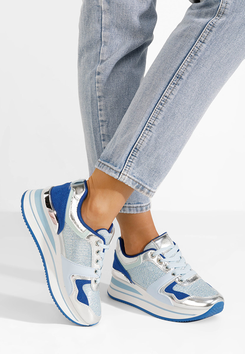 Daisie tengerészkék telitalpú platform sneaker