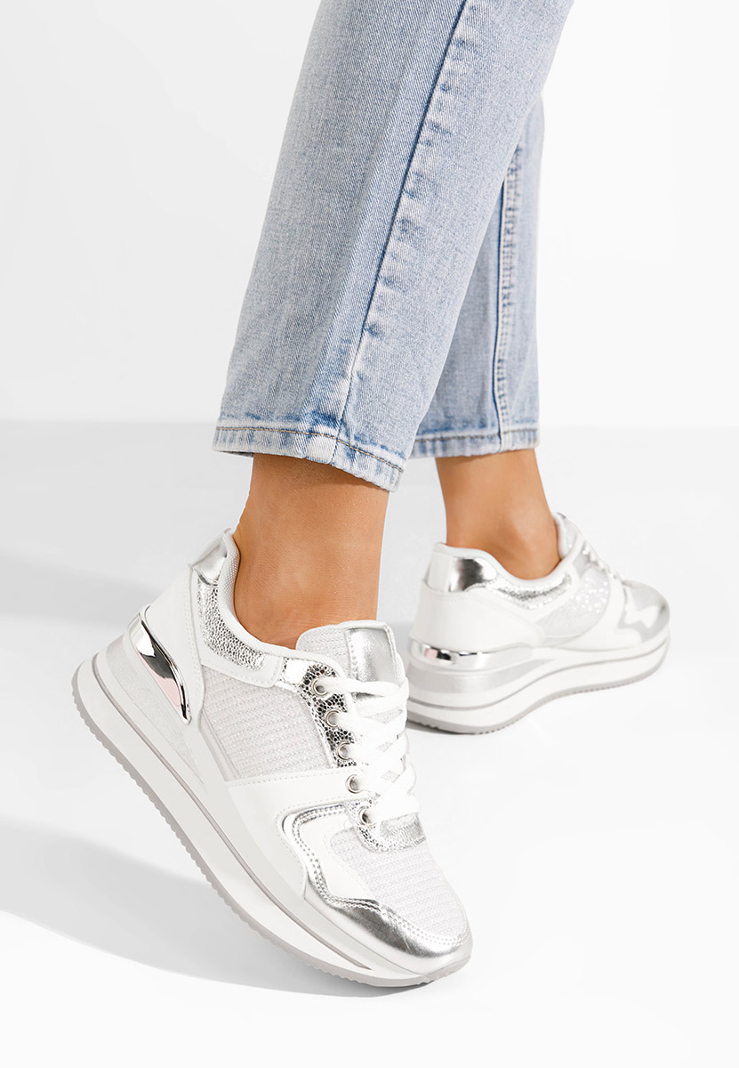 Daisie ezüst telitalpú platform sneaker
