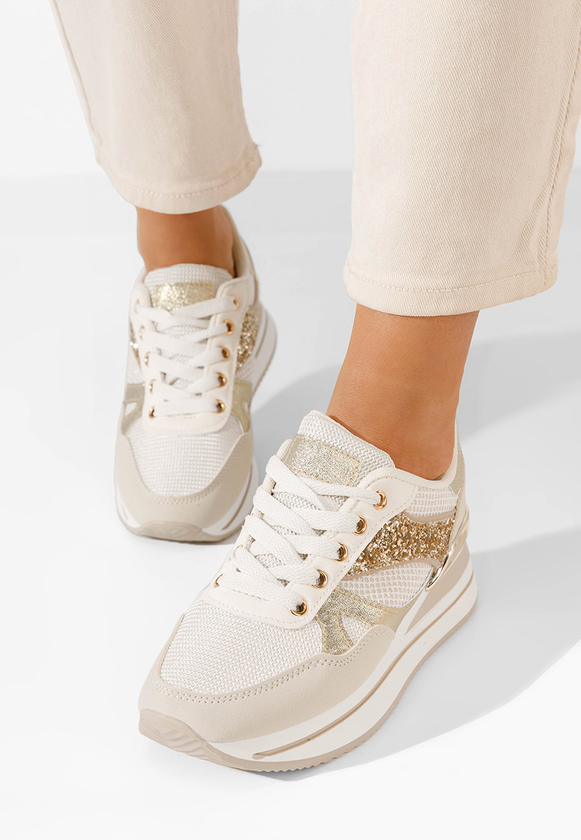 Camora bézs telitalpú platform sneaker