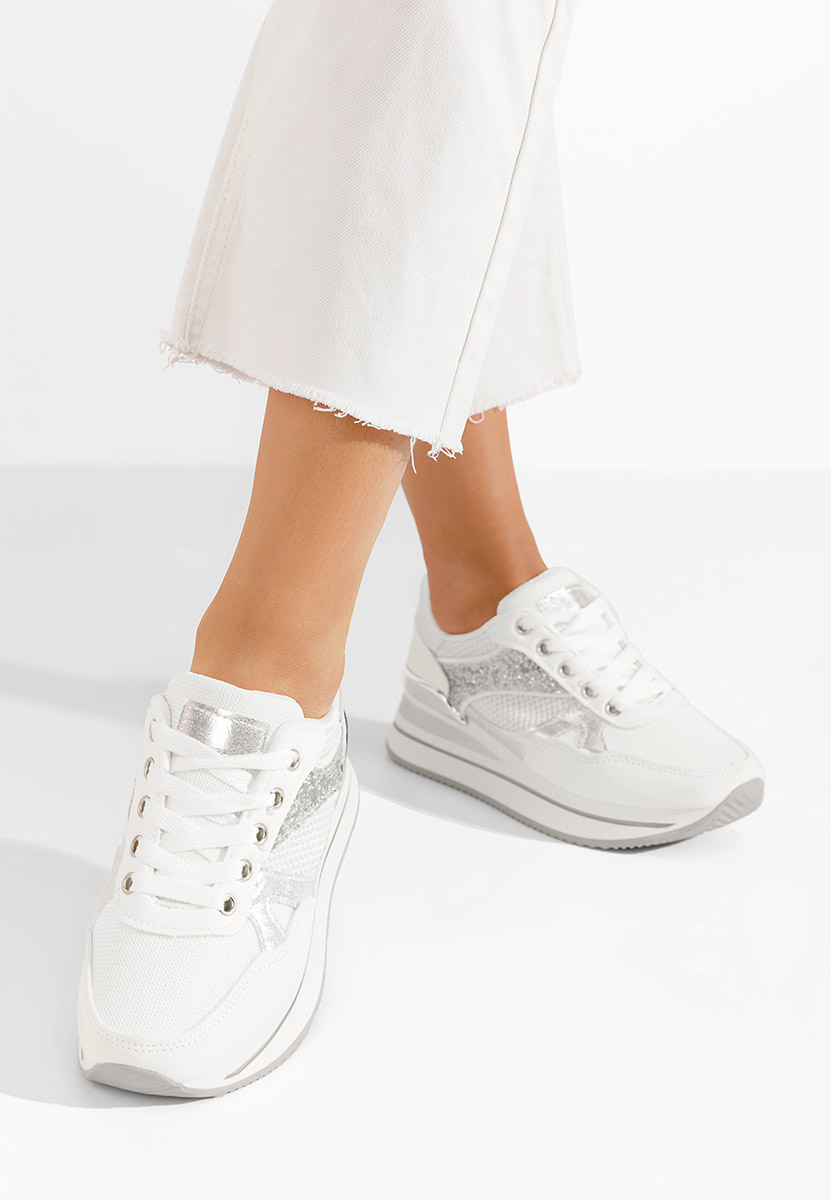 Camora fehér telitalpú platform sneaker