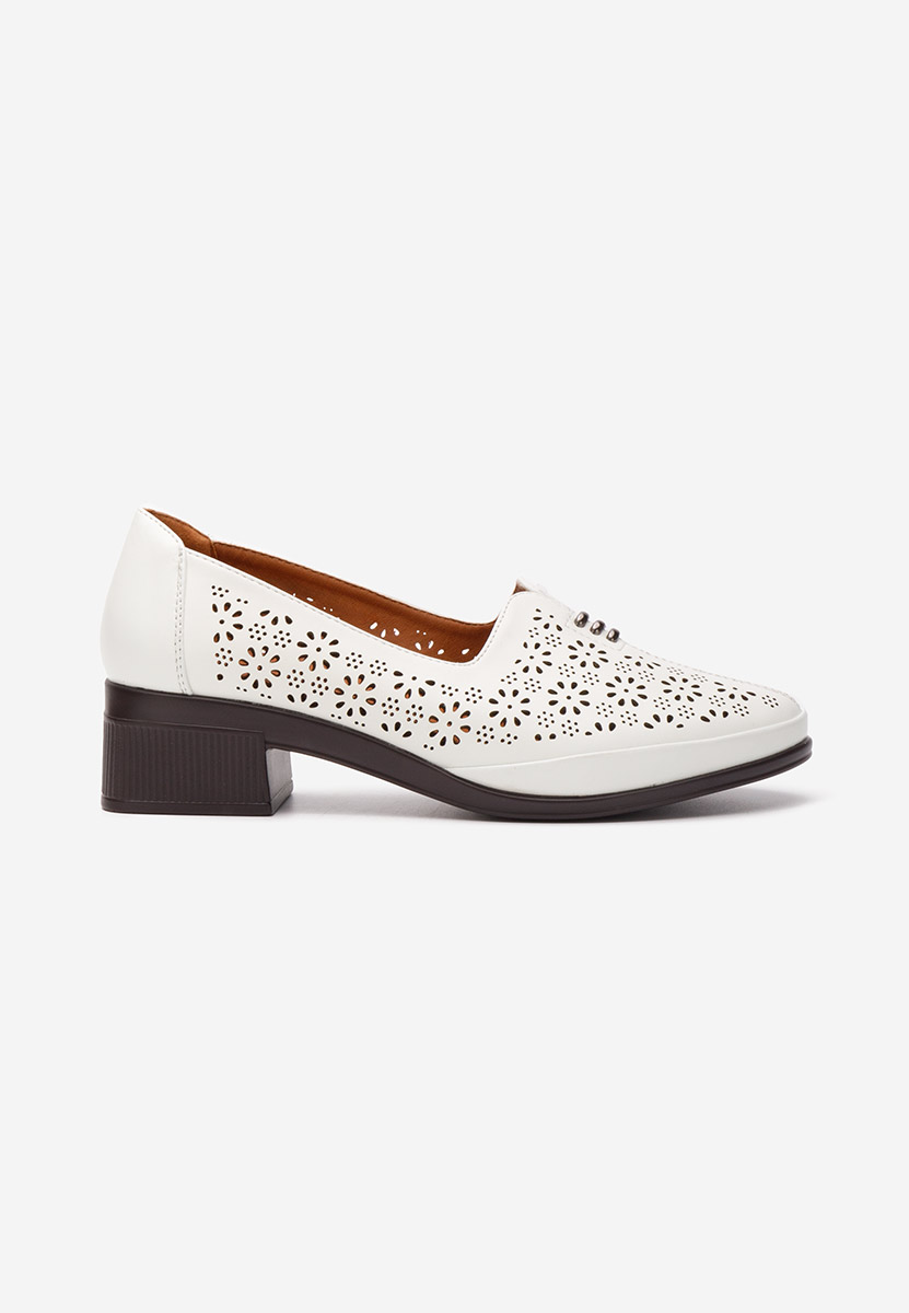Getia fehér női belebújós cipő