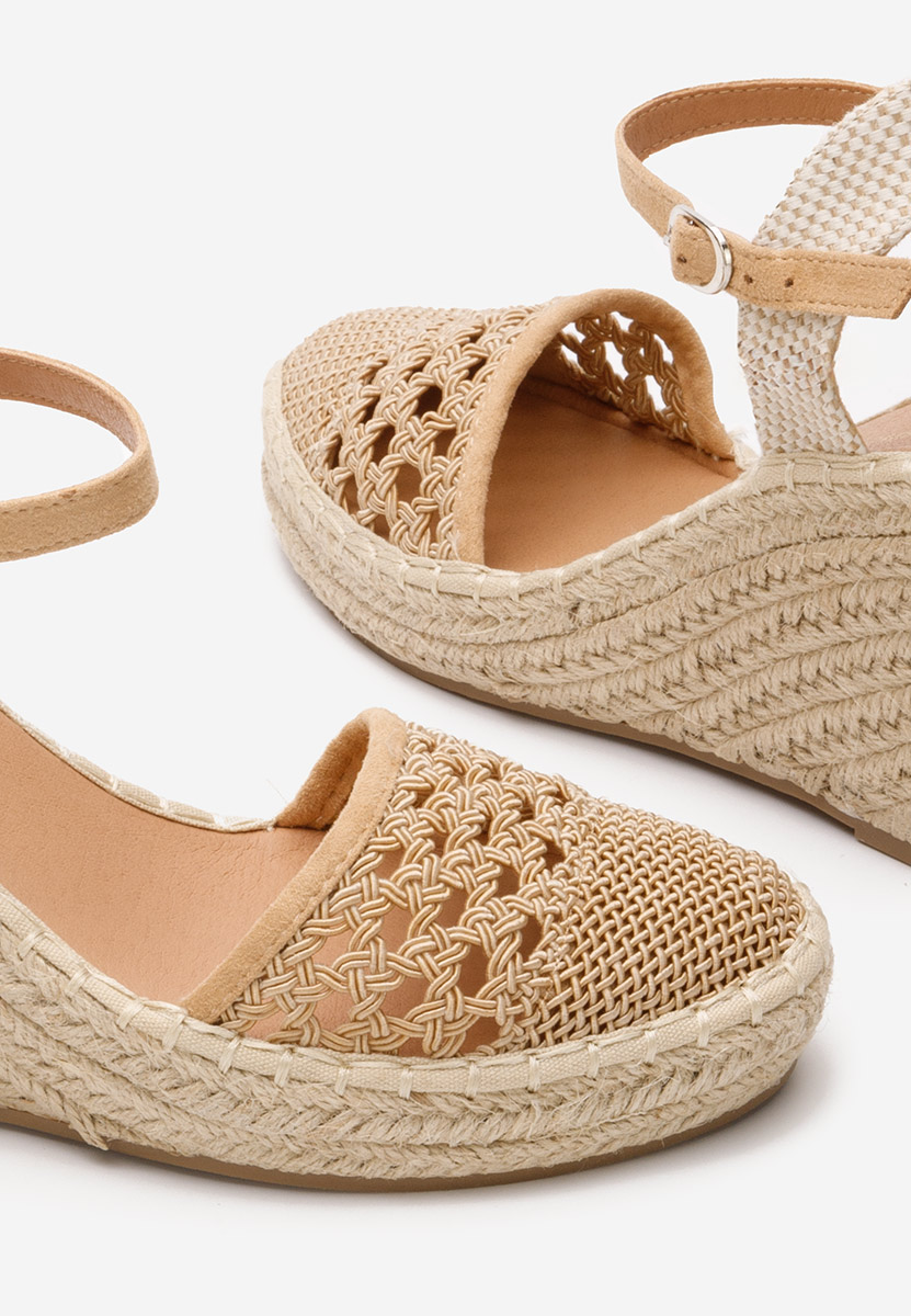 Adeja khaki espadrilles szandál